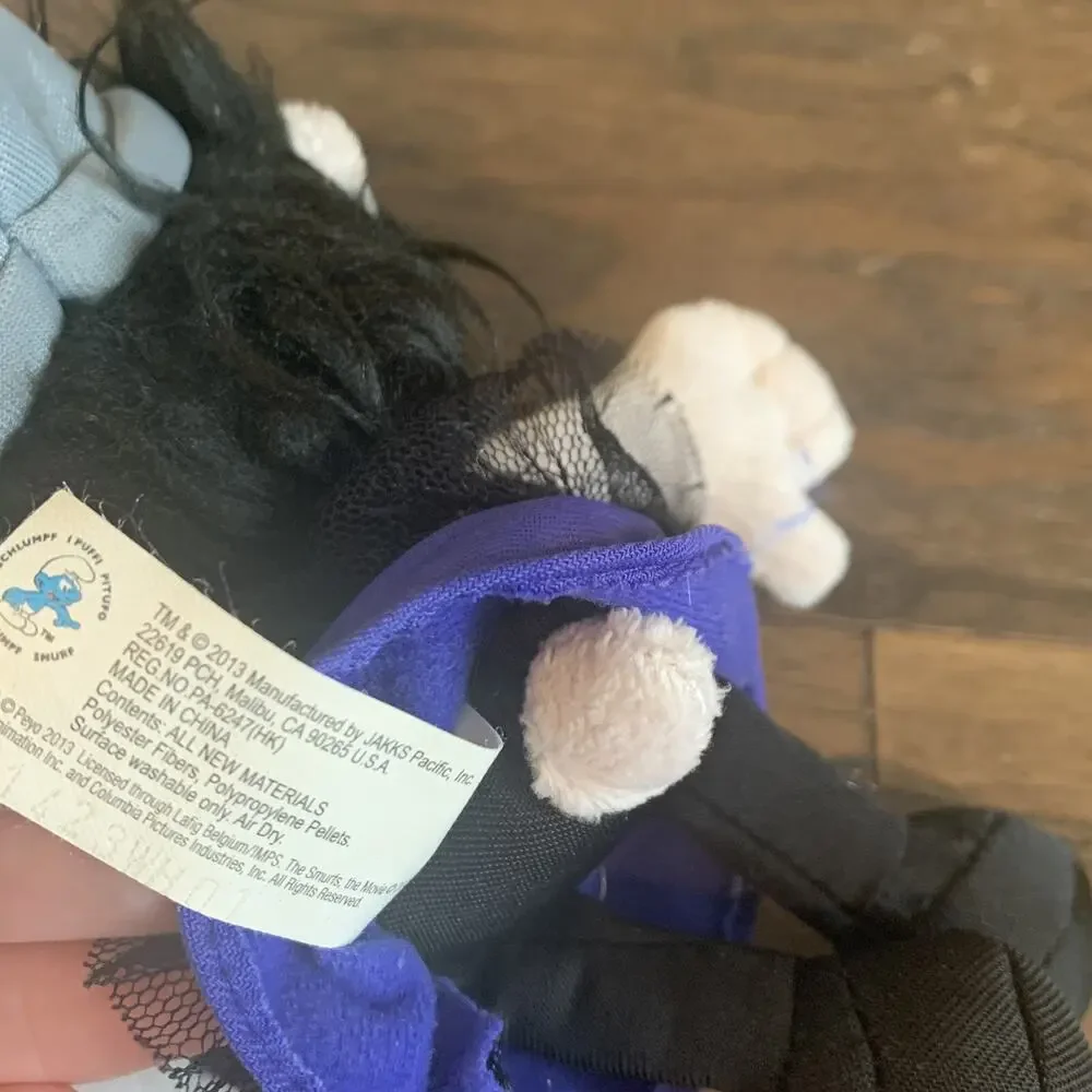 Smurfs VEXY Girl Plush Doll 8” Tall 2013